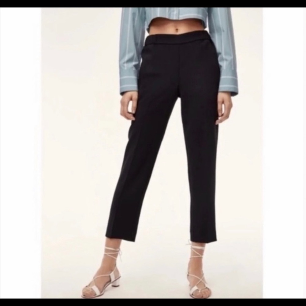 Aritzia Wilfred Darontal Black Pant 00 - Picture 2 of 13